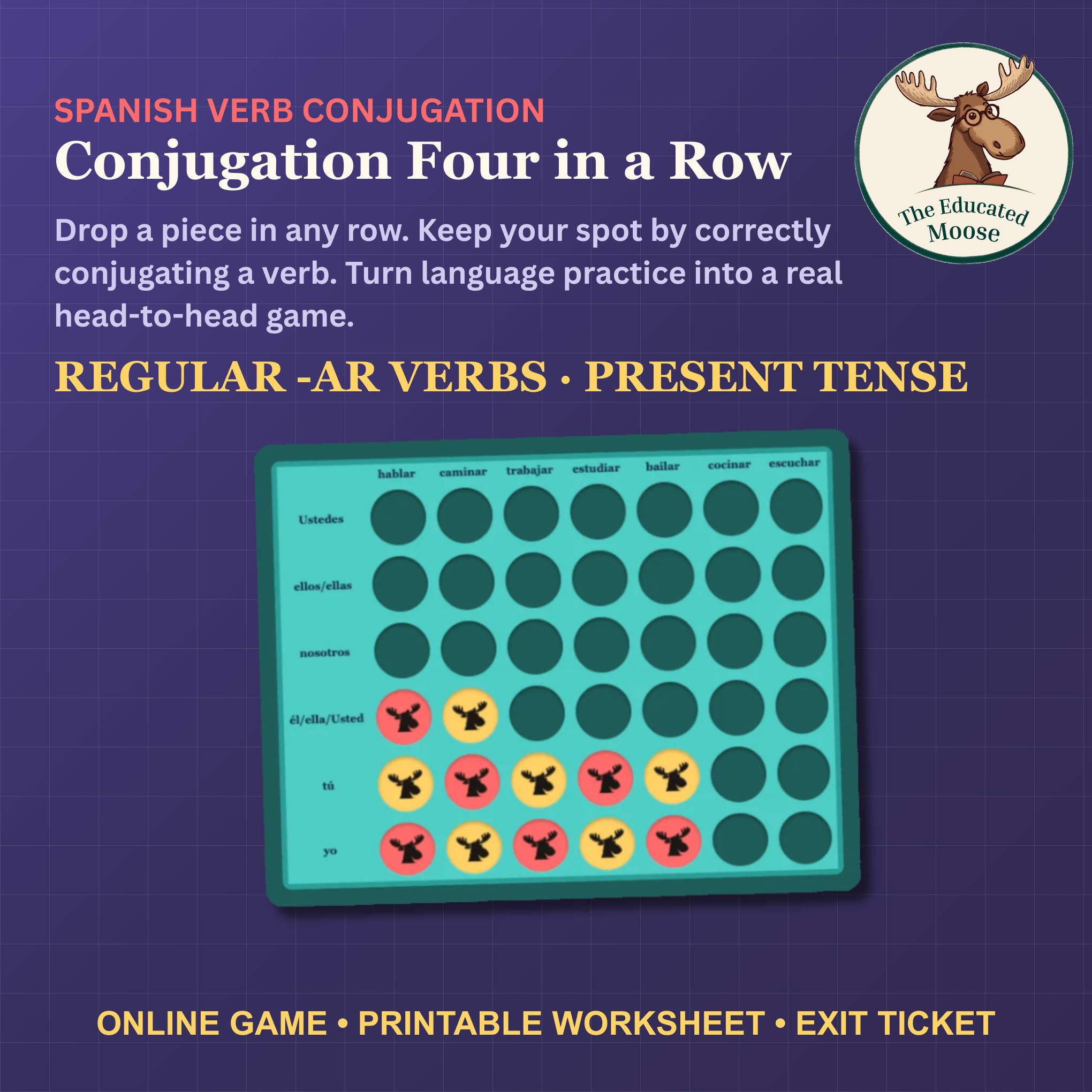 Conjugation Four in a Row